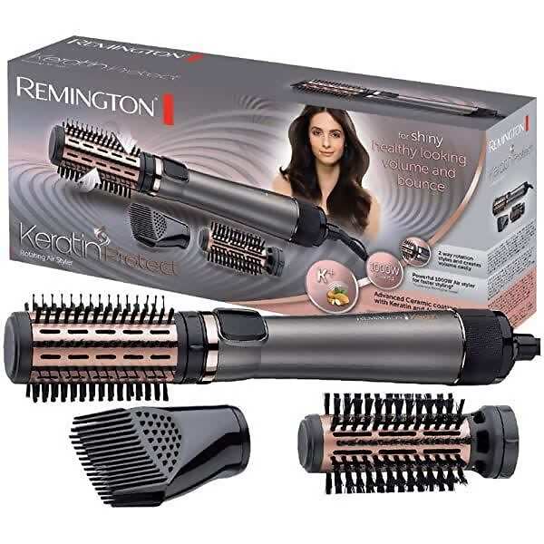 تصویر شاخص: سشوار چرخشی Remington مدل AS8810 کراتین پروتکت 1000 وات